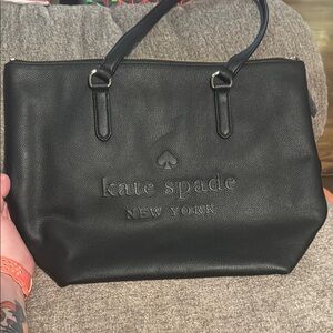 Kate Spade Black Pebbled Leather Handbag